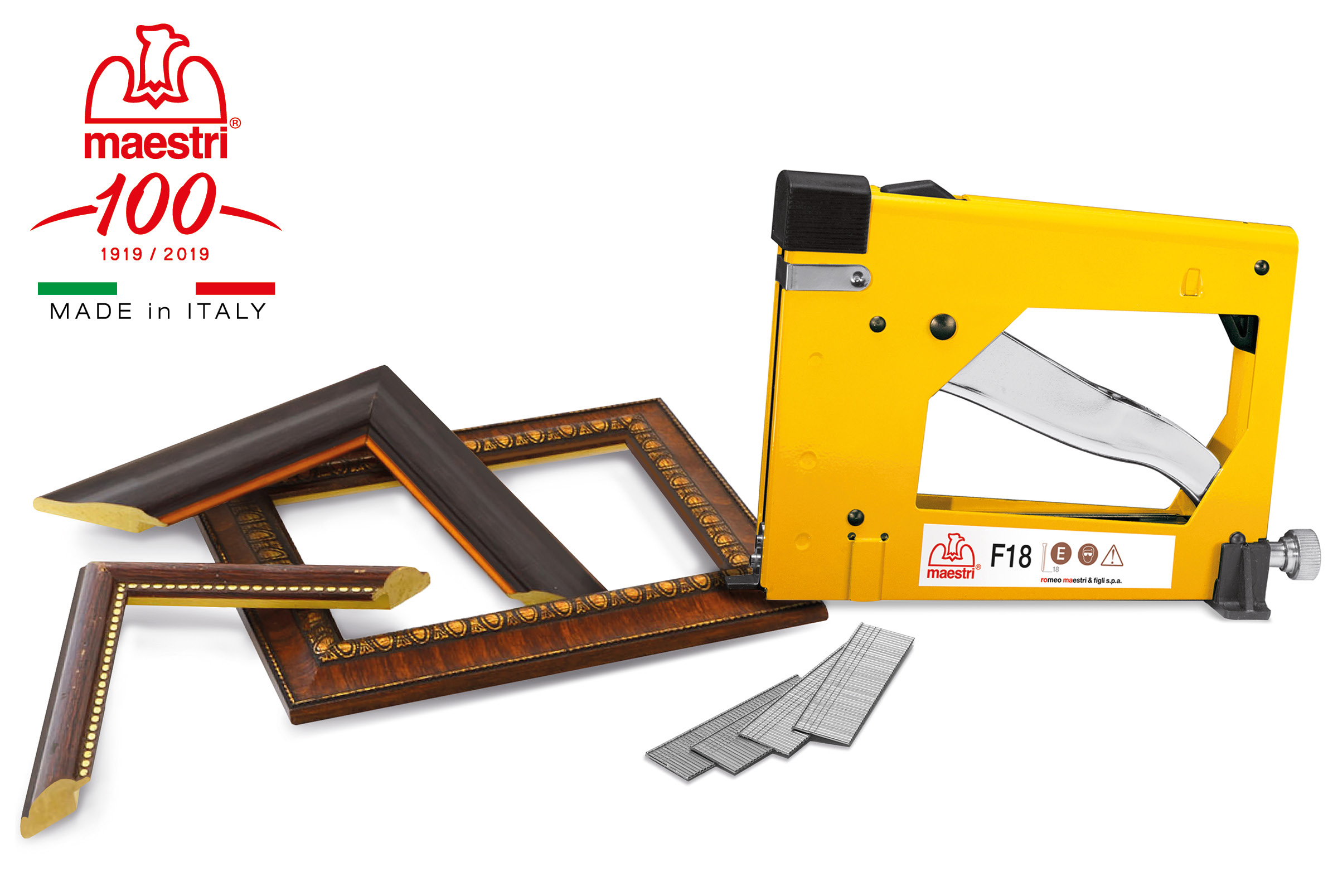 Chiodatrice manuale per cornici F18 Chiodatrice manuale per cornici F18