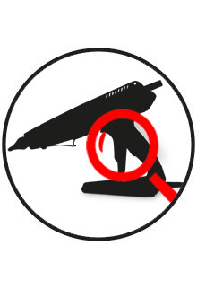 Puissance : 125 W ; débit d’extrusion de colle maximal : 0,5 à 0,8 kg/h