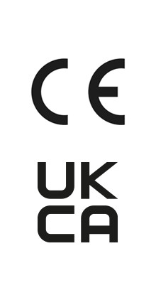 Produit conforme aux exigences de sécurité et de santé définies par les directives européennes.